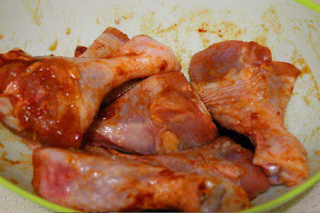 Остро-сладкие куриные голени с печеным картофелем и томатным кетчупом: шаг 2