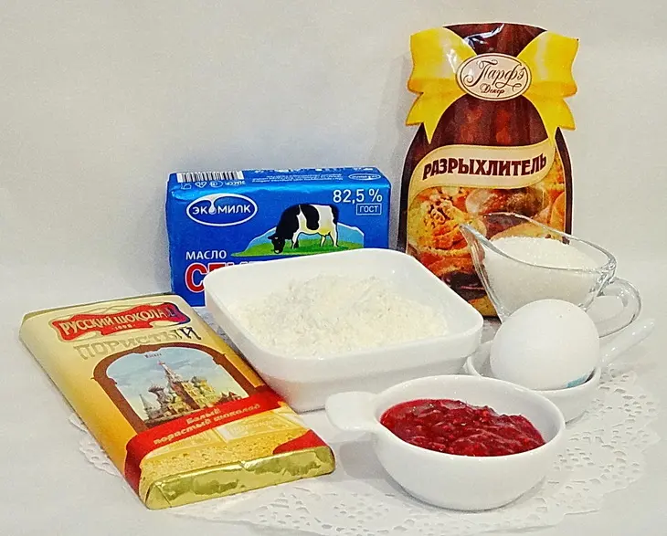 Кекс с малиной и белым шоколадом. тест-драйв.: шаг 1