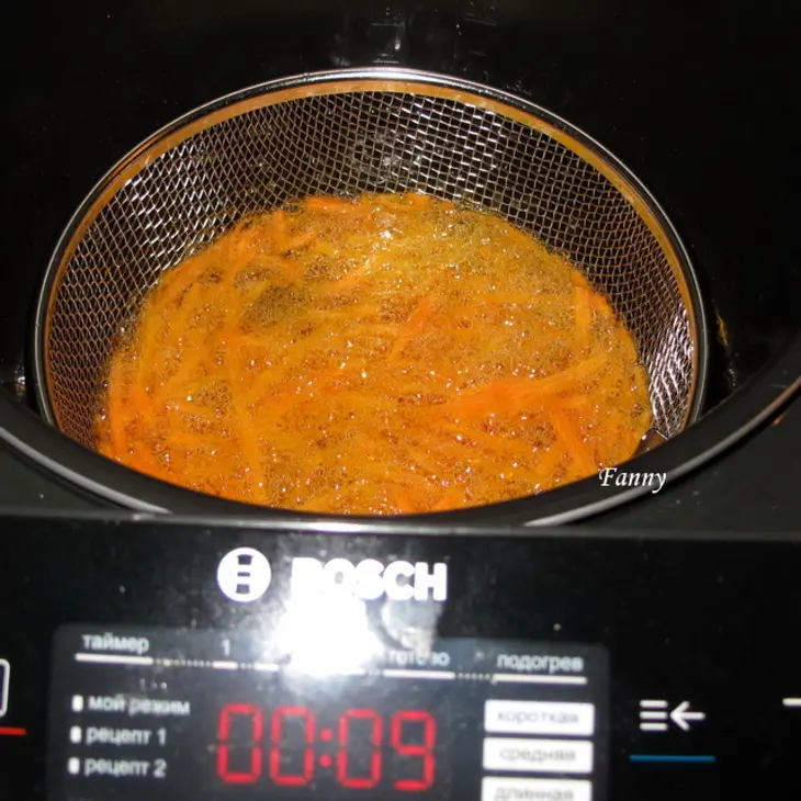 Салат из моркови под цитрусовым маринадом с сыром чанах: шаг 5