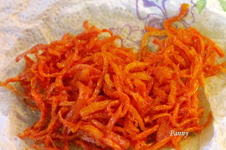 Салат из моркови под цитрусовым маринадом с сыром чанах: шаг 7