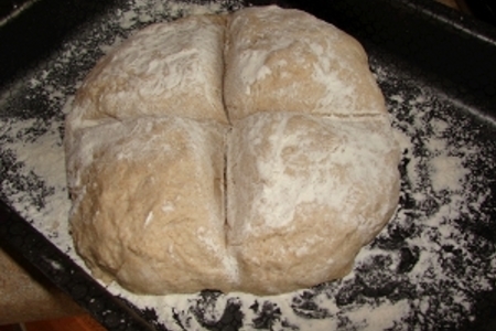 Домашний хлеб без дрожжей: шаг 6