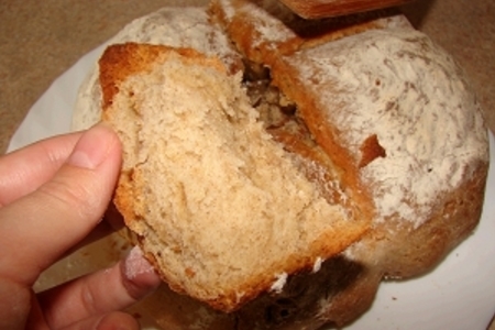 Домашний хлеб без дрожжей: шаг 8