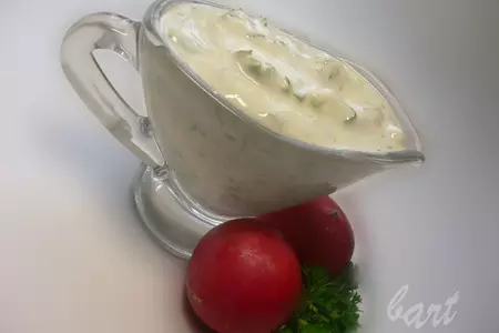 Летний салат с заправкой из брынзы: шаг 1