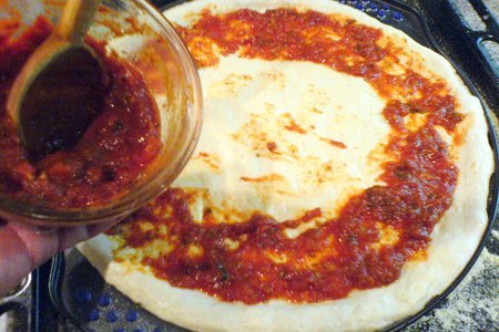 Pizza corona, или коронная пицца: шаг 3