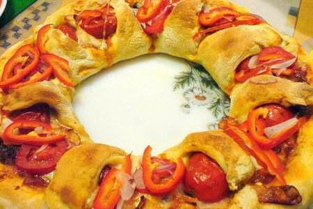 Pizza corona, или коронная пицца: шаг 7