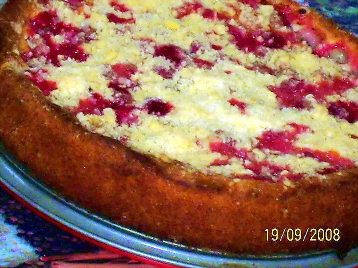 Песочный пирог для любителей творога и крыжовника: шаг 5