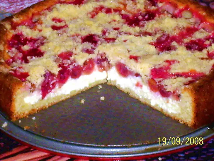 Песочный пирог для любителей творога и крыжовника: шаг 6