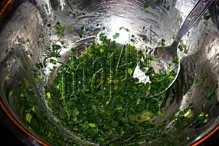 Сырный хлеб-пирог с начинкой: шаг 4