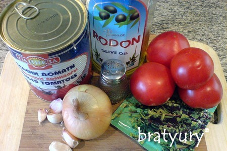 Соус томатный итальянской кухни: шаг 1
