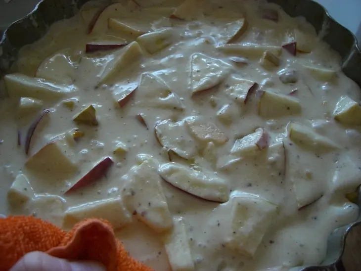 Шарлотка быстрая: шаг 4