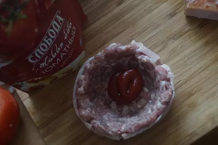 Мини-запеканки из фарша с овощами и грибами: шаг 7