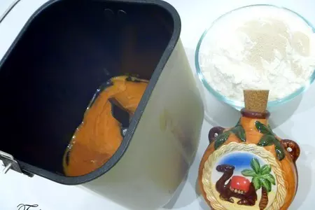 Открытый пирог с тыквой и грибами: шаг 3