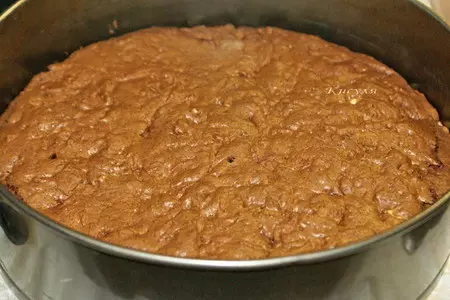 Брауни со сливочным сыром, орехами и вяленой вишней: шаг 11