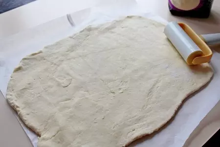 Творожной пирог с грушами и сметанной начинкой: шаг 5