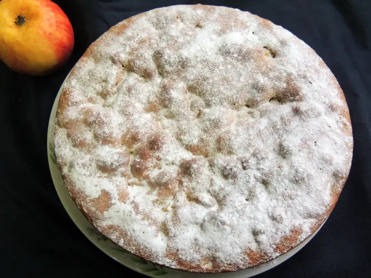 Яблочный пирог с цельнозерновой мукой: шаг 7