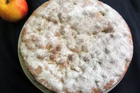 Яблочный пирог с цельнозерновой мукой: шаг 7
