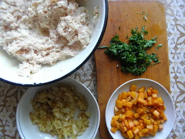 Куриная запеканка с брокколи  и тыквой: шаг 2