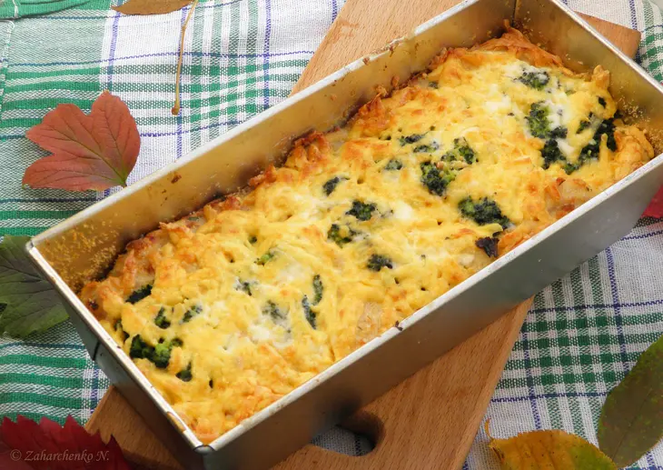 Куриная запеканка с брокколи  и тыквой: шаг 6