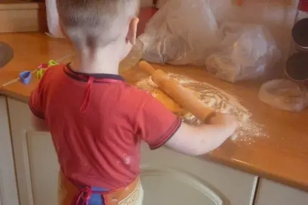 Детское творожное печенье с морковью: шаг 5