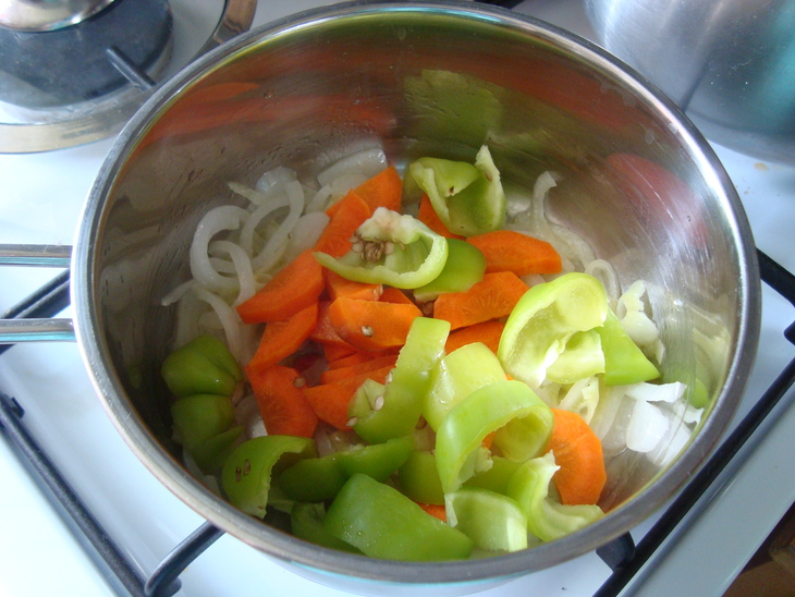 Овощной суп-пюре с фрикадельками: шаг 7