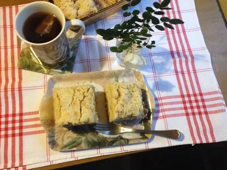 Яблочный кухен на белом вине: шаг 8