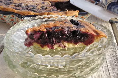 Черничный пирог со сливочной заливкой: шаг 5