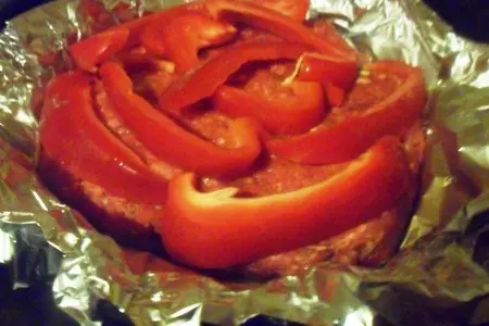 Мясная запеканка "котлета на двоих": шаг 5