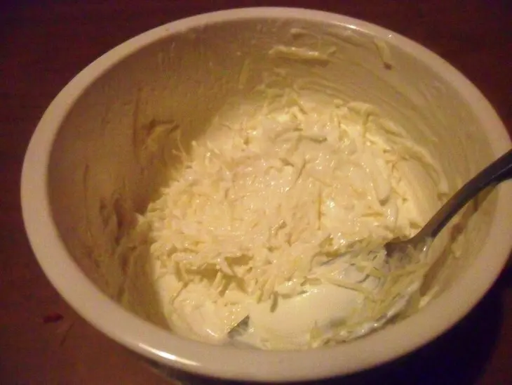 Мясная запеканка "котлета на двоих": шаг 7