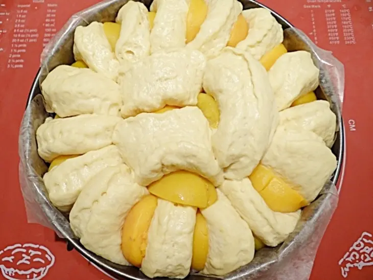 Пирог с персиками: шаг 9