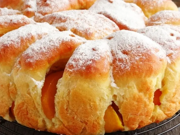 Пирог с персиками: шаг 11