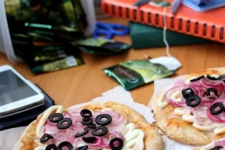 Пицца с кальмарами: шаг 7
