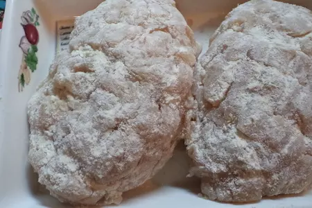 Котлеты куриные, праздничный ужин для двоих  "служебный роман": шаг 2