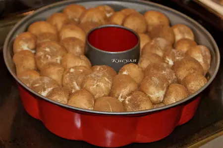 Мраморный пирог с корицей и глазурью: шаг 8