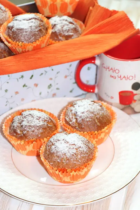 Маффины с яблоком и адыгейским сыром: шаг 7