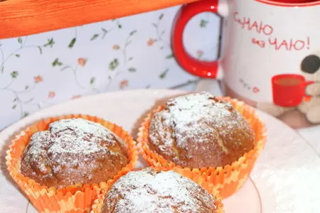 Маффины с яблоком и адыгейским сыром: шаг 7