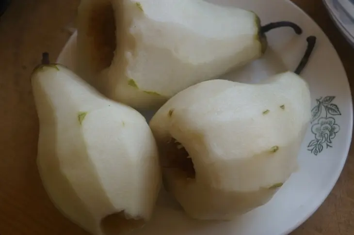 Кекс лимонный с грушами: шаг 2