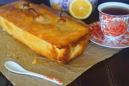 Кекс лимонный с грушами: шаг 7