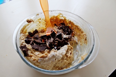 Кекс с арахисовой пастой и шоколадом: шаг 6