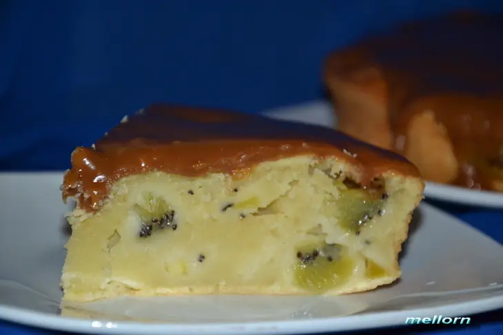 Сливочный пирог с карамельной заливкой: шаг 8