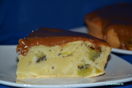 Сливочный пирог с карамельной заливкой: шаг 8