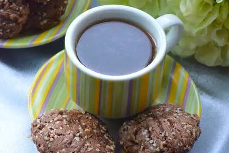 Рассыпчатое шоколадное печенье "брауни": шаг 8