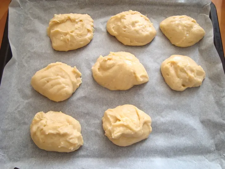 Творожное печенье с кунжутом и солёным арахисом: шаг 7