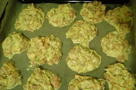 Куриные растрепки с овощами и сыром: шаг 3