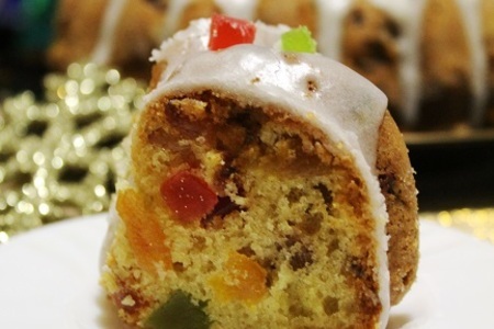 Рождественский кекс с сухофруктами (не требует длительного выстаивания): шаг 8