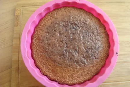 Кекс манный с какао и сиропом: шаг 9