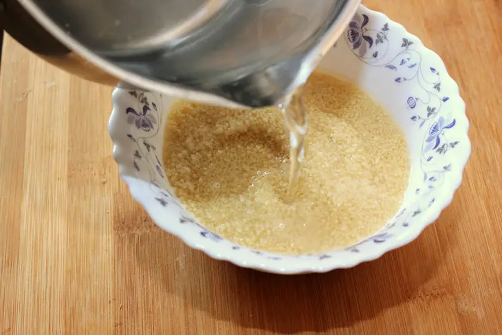 Сладкие перцы фаршированные кускусом с грибами и фетой: шаг 4