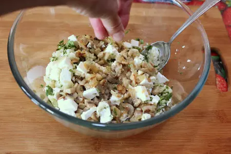 Сладкие перцы фаршированные кускусом с грибами и фетой: шаг 8