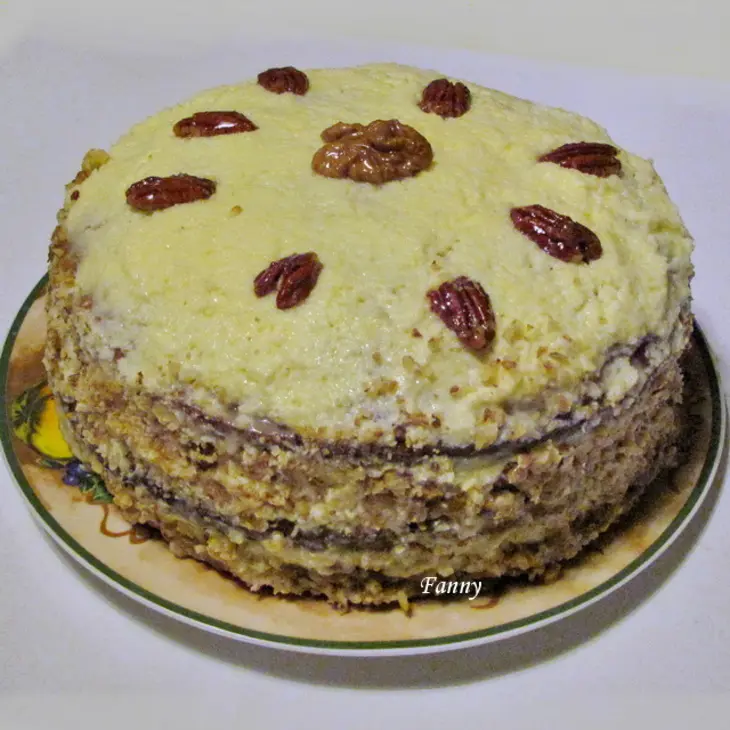 Торт "колибри" (hummingbird cake): шаг 10