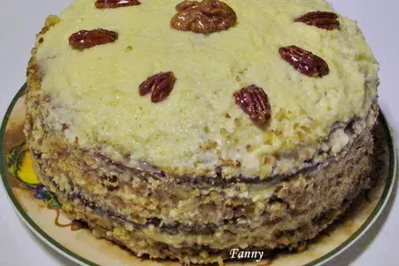 Торт "колибри" (hummingbird cake): шаг 10