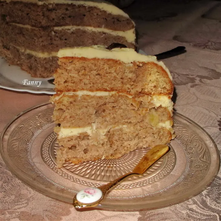Торт "колибри" (hummingbird cake): шаг 12